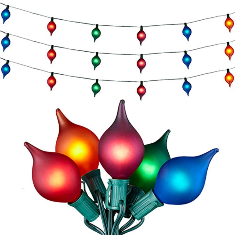 Raz Imports Lights 2023 14′ Connectable Matte Kismet String Light