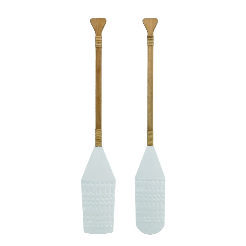 Transpac Metal Neutral Coastal Wall Decor, Set Of 2, Assortment