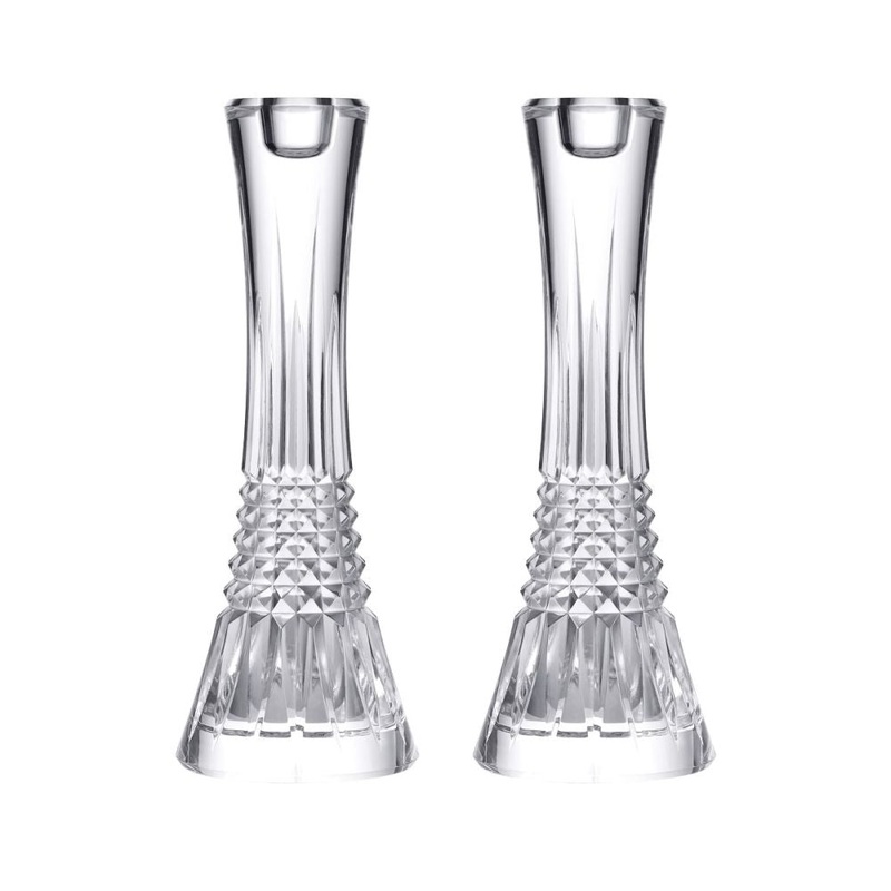Waterford Lismore Diamond Candlestick Set Of 2