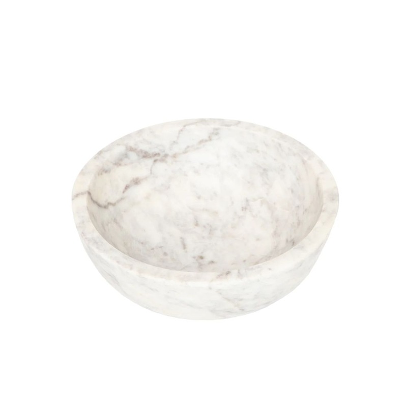 Caravan Home Marble Key Bowl 6X2.75