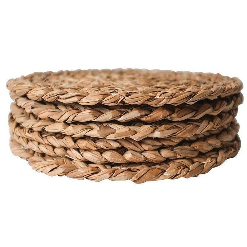 Caravan Home Seagrass Placemats 16 Round – Set Of 4