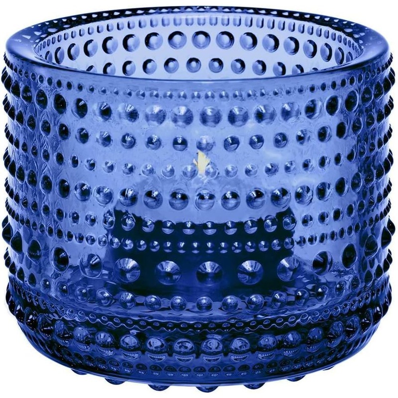 Iittala Kastehelmi Tealight Candleholder 64Mm 2.52 Ultramarine Blue
