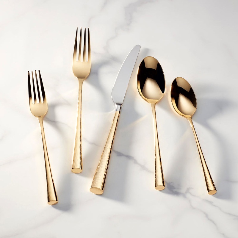 Lenox Imperial Caviar Flatware 5-Piece Place Set