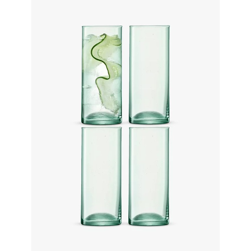 LSA International Canopy Beer Glass, 17.6 Fl Oz, Clear, Set of 4