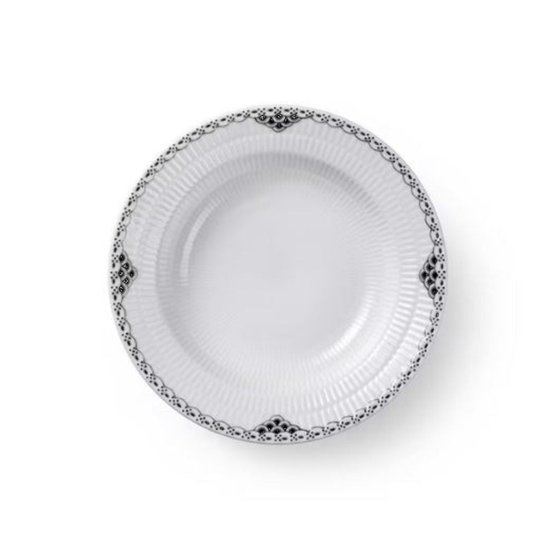 Royal Copenhagen Black Lace Deep Plate 21Cm 8.27