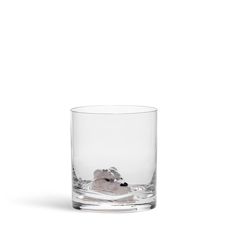 Kosta Boda New Friends Tumbler Arctic Fox