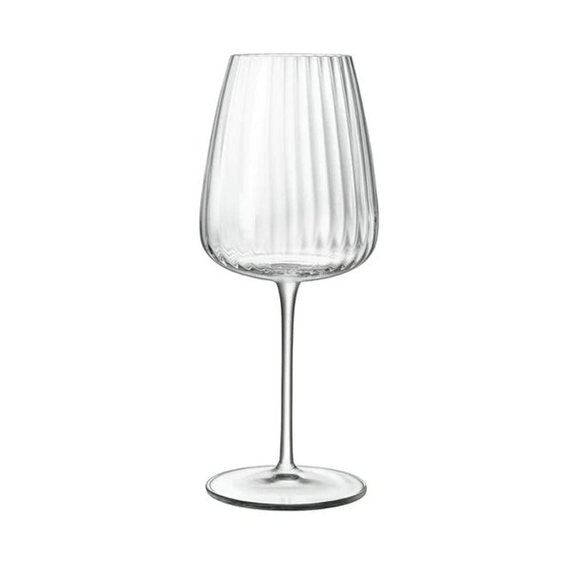 Luigi Bormioli Optica 18.5 Oz Chardonnay White Wine Glasses Set of 4
