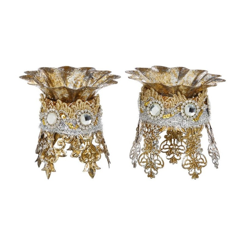 Mark Roberts Christmas 2020 Elegant Pedestal, Assortment of 2, 4 inches