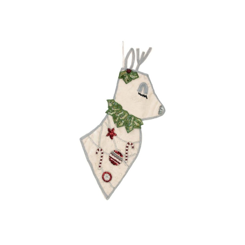 Mark Roberts Christmas 2023 Christmas Reindeer Stocking 20”