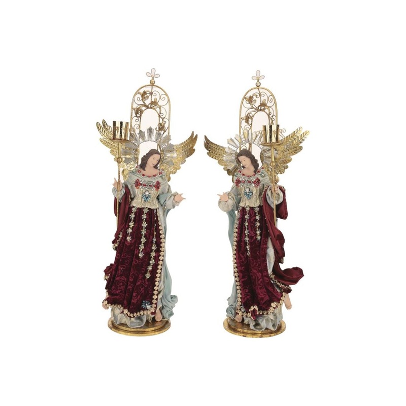 Mark Roberts Christmas 2023 Grand Angel With Creche, Assortment Of 2 – 37 Inches