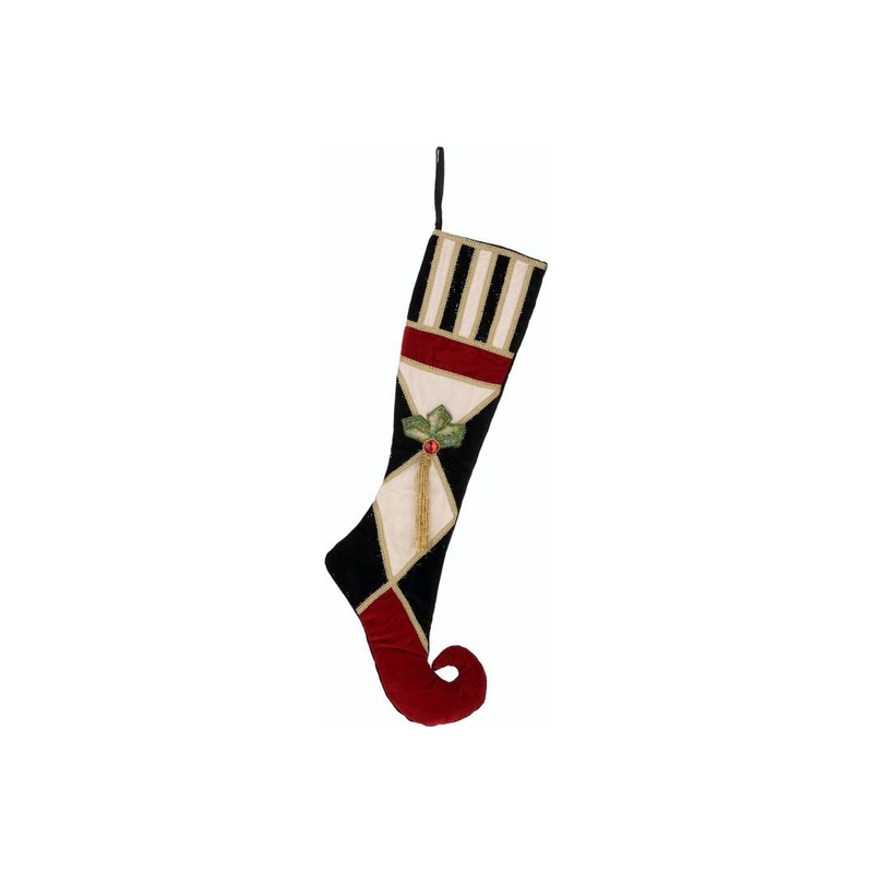Mark Roberts Christmas 2023 Harlequin Stocking