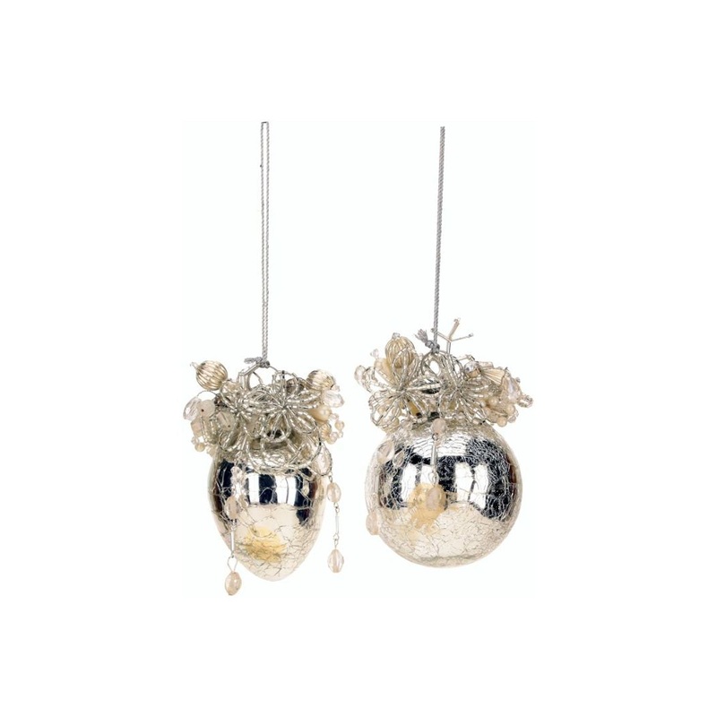 Mark Roberts Christmas 2023 Jeweled Ornament  3.5” Assortment of 2