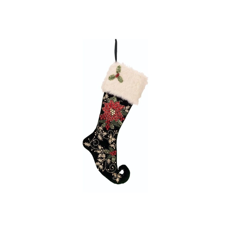 Mark Roberts Christmas 2023 Poinsettia Stocking