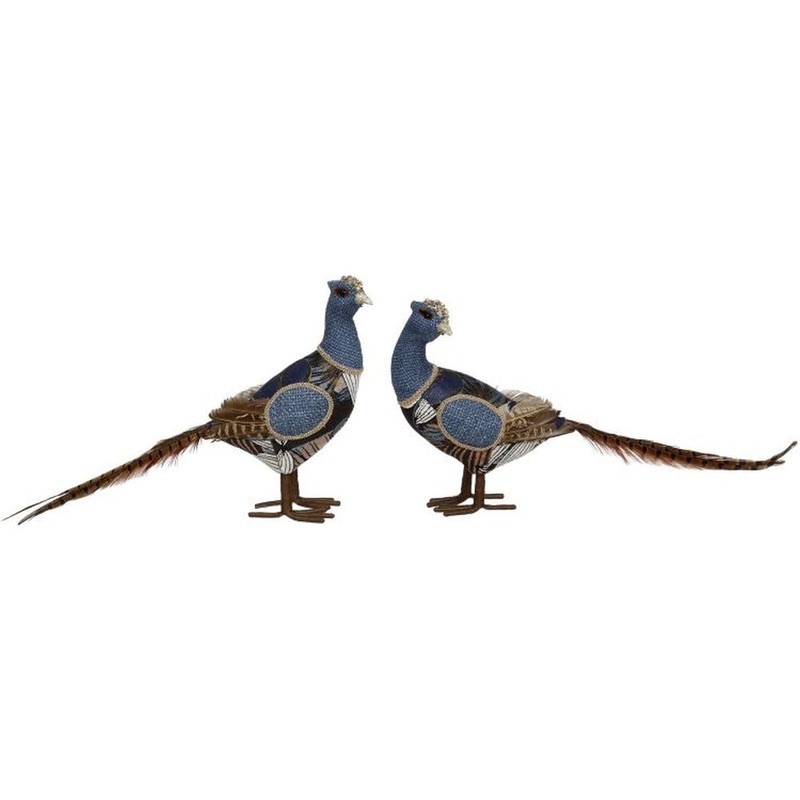 Mark Roberts Fall 2023 Fancy Pheasant 9-11” Figurine, Assortment of 2