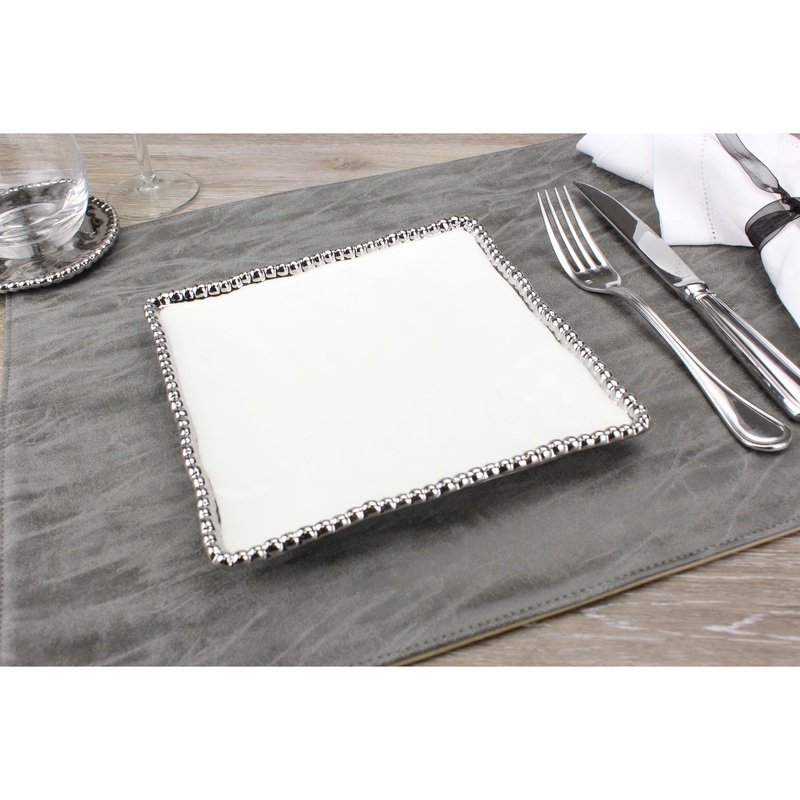 Pampa Bay Square Salad Plate, Porcelain, 7.5 inches