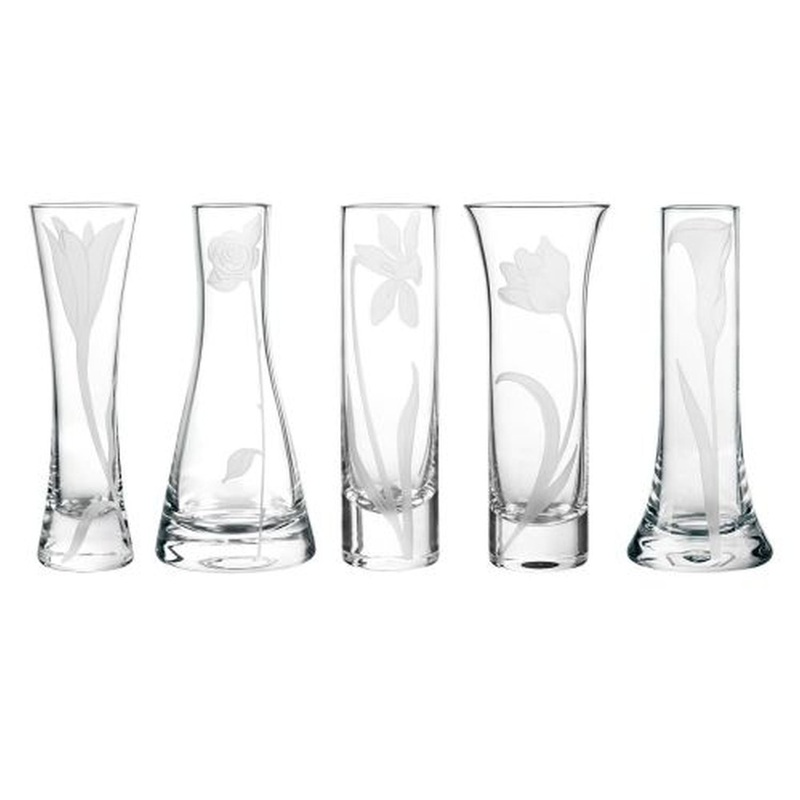 Qualia Glass Bouquet Set Of 5 Budvases