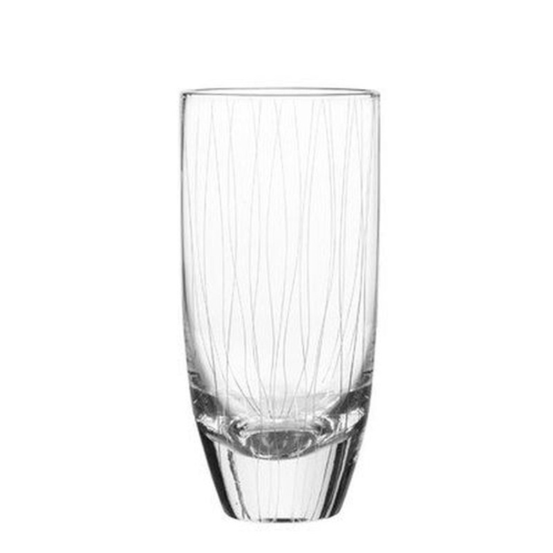 Qualia Glass Breeze Highball Glasses Set Of 4