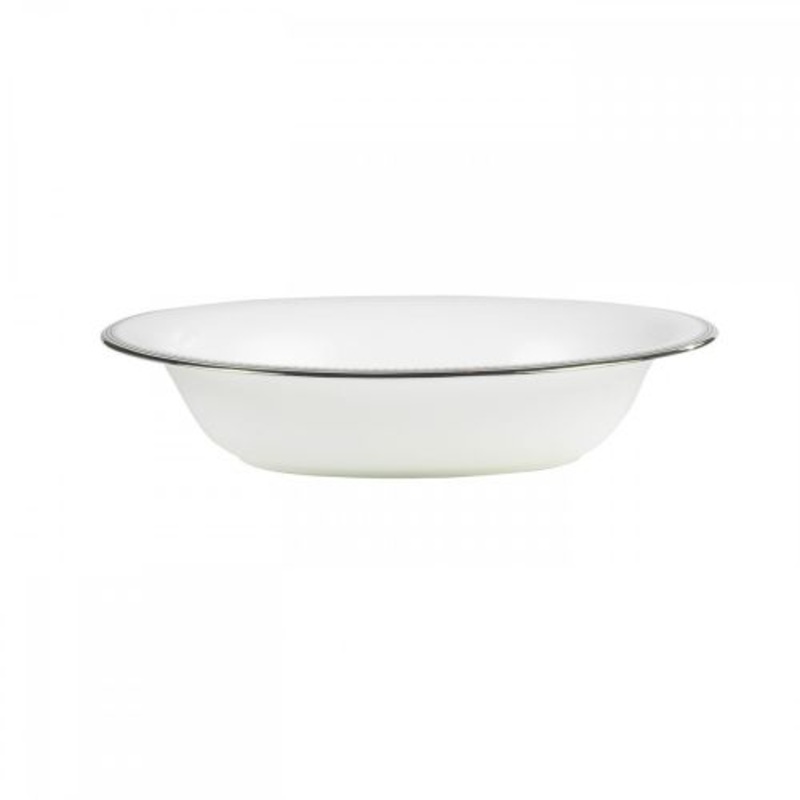 Wedgwood Vera Wang Grosgrain Open Vegetable Bowl Oval 9.75-Inch