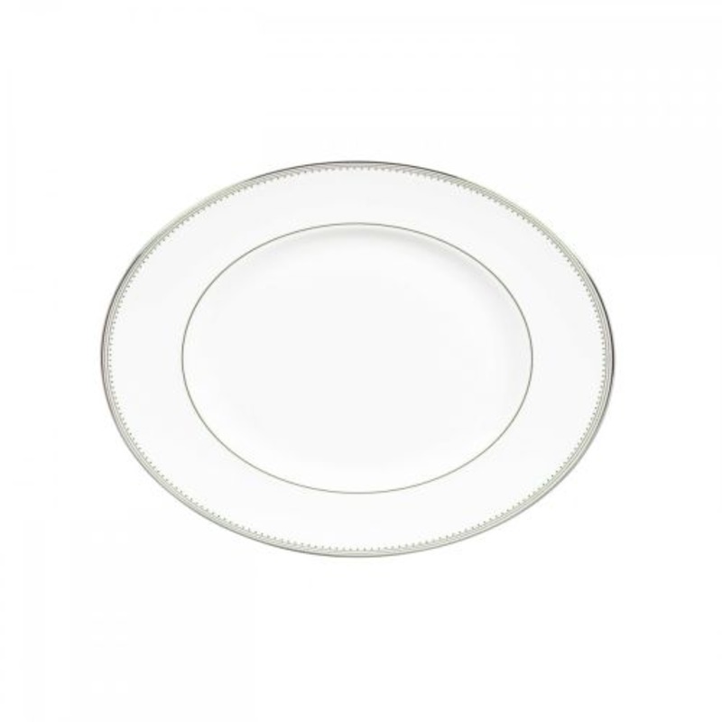 Wedgwood Vera Wang Grosgrain Oval Platter 13.75-Inch