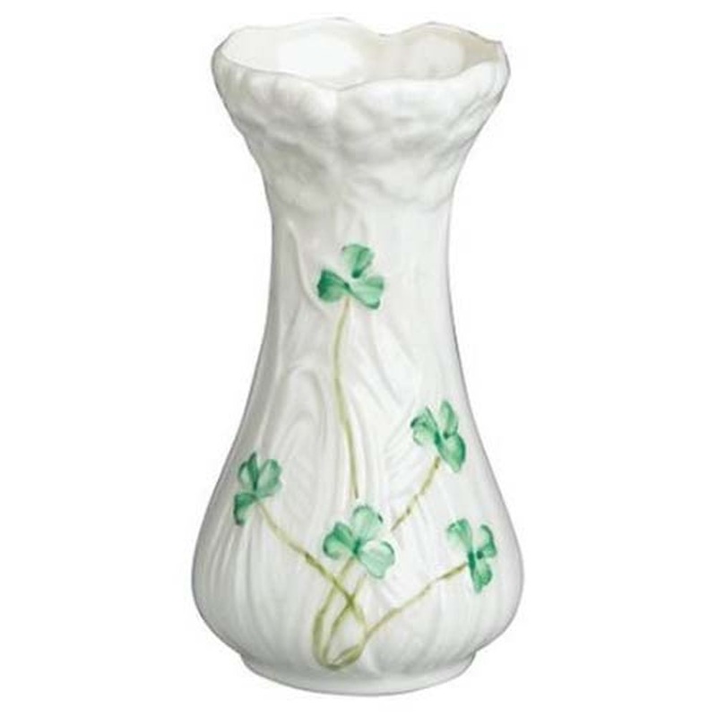 Belleek Daisy Toy Spill Vase, White, China, 4.5 x 2.5 x 2.5