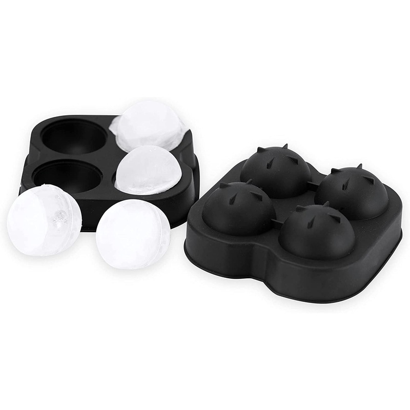 Cambridge Round Black Silcon Ice Mold