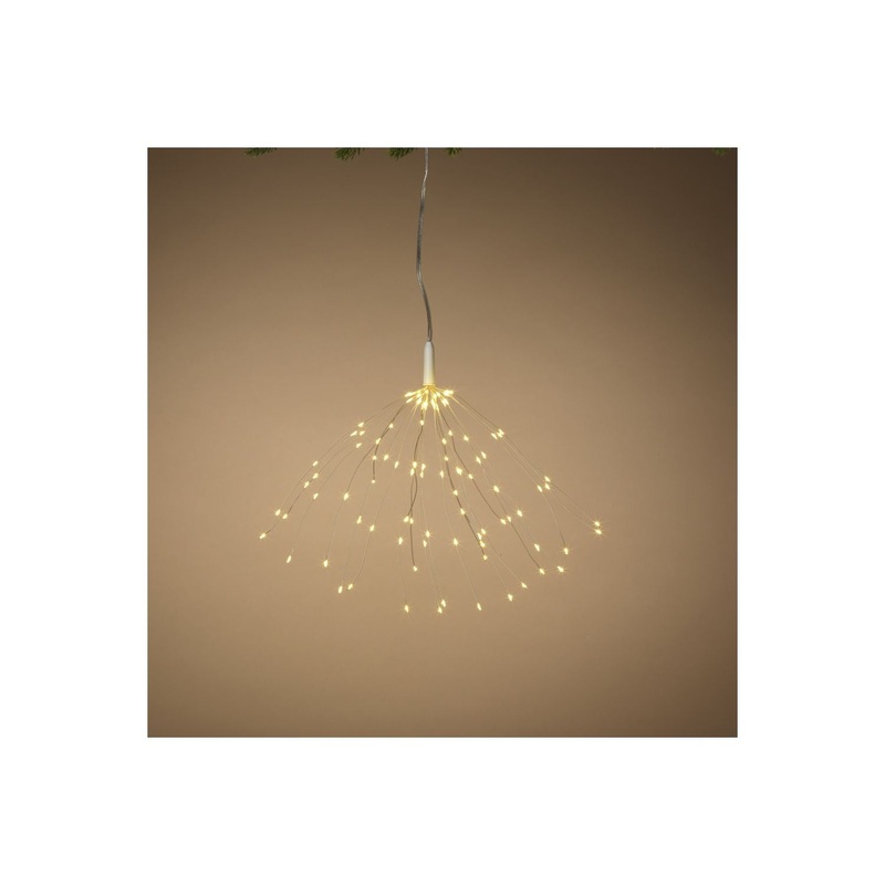 Gerson 11H Electric Lighted Wire Star Burst Ornament