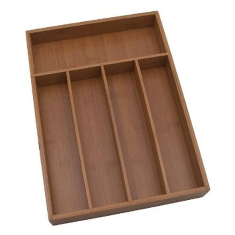 Lipper International Bamboo Smaller Flatware Tray