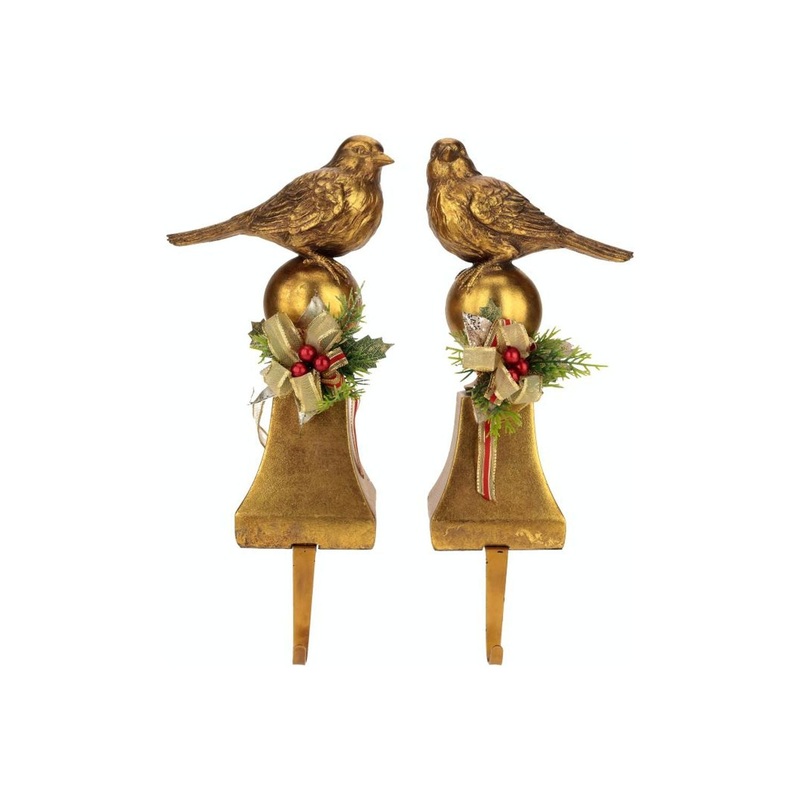 Mark Roberts Christmas 2023 Jewel Bird Stockholder 16”, Assortment of 2