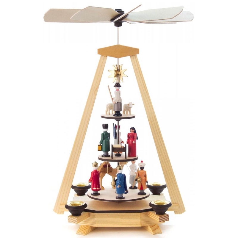 Alexander Taron Mini Pyramid – Wisemen And Shepherd Nativity