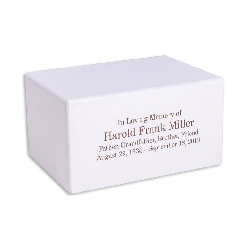 Bey Berk Deering Moments Wood Human Funeral Cremation Urn Adult Size