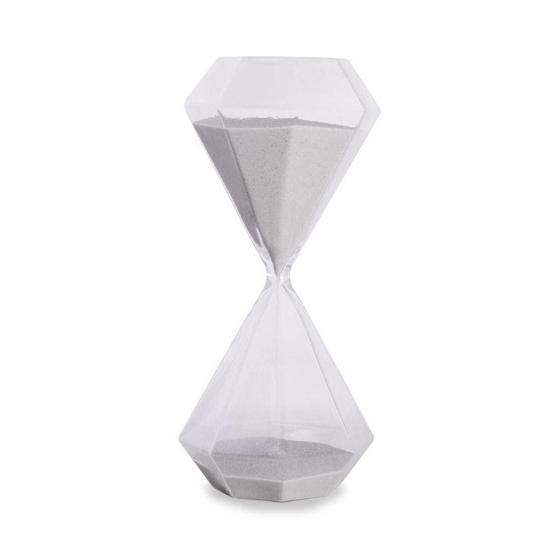 Bey Berk Idris 45 Min. Sand Timer Cut Glass – Ashen Sand