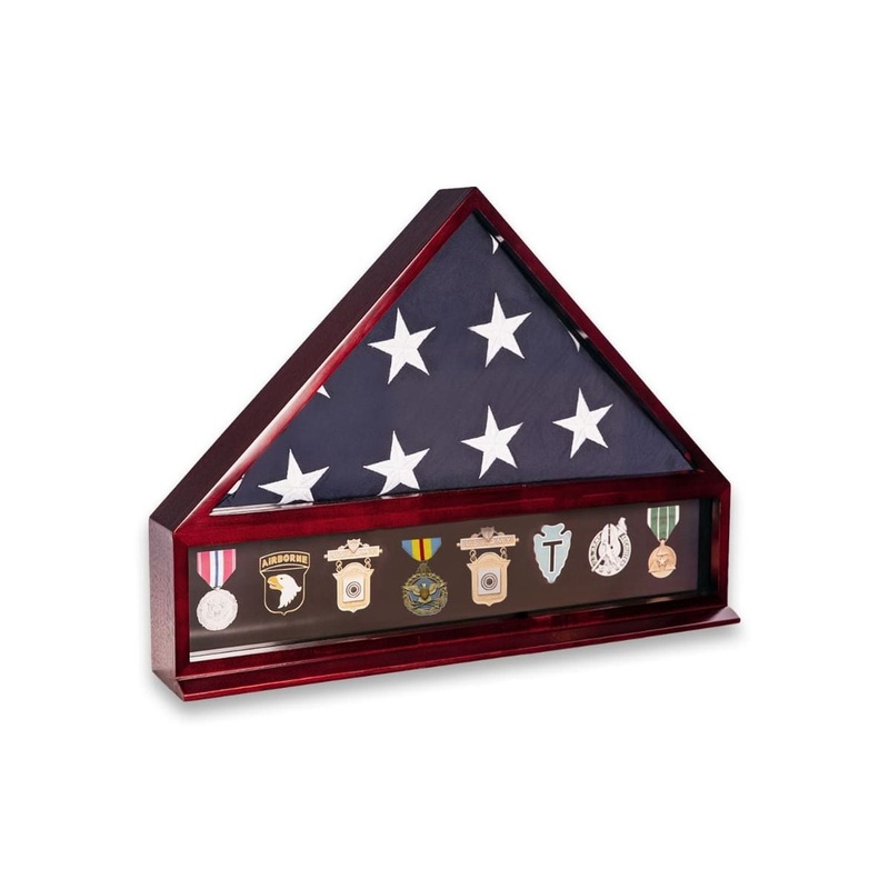 Bey Berk Mahogany Flag Present Box with Keepsake For 3’X5′ Flag