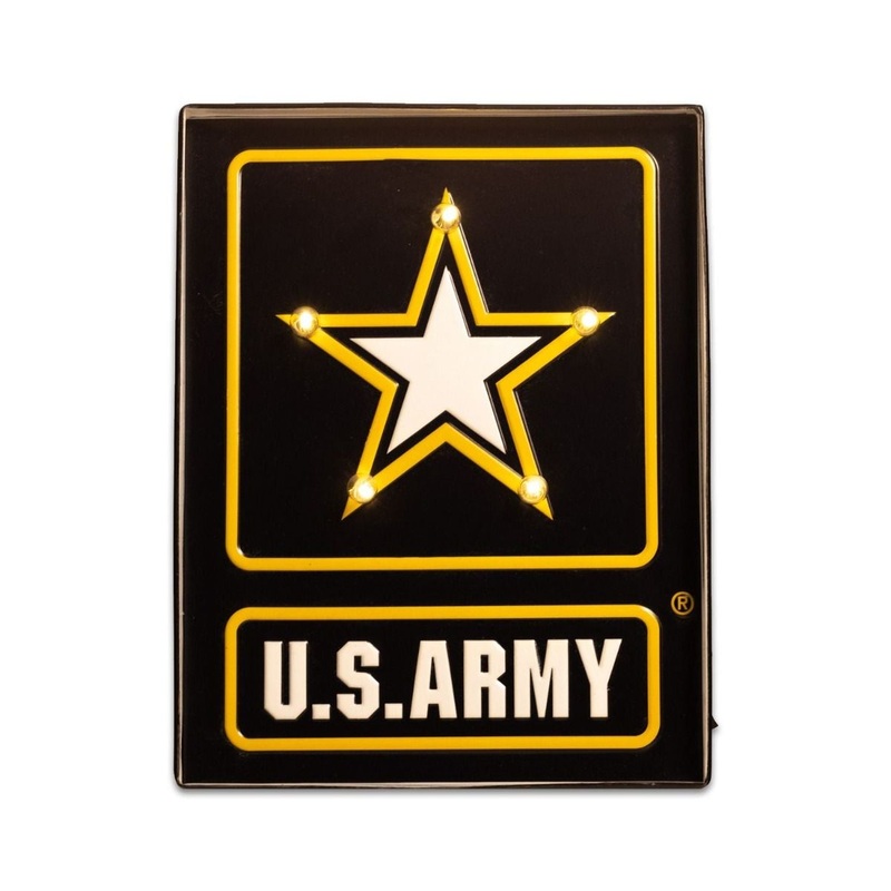 Bey Berk US Army Rectangle Sign 10X13 Lighted