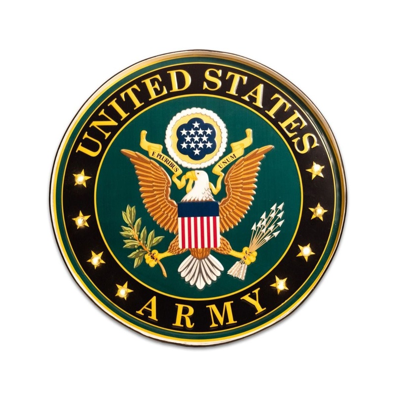 Bey Berk US Army Round Sign 16 Lighted