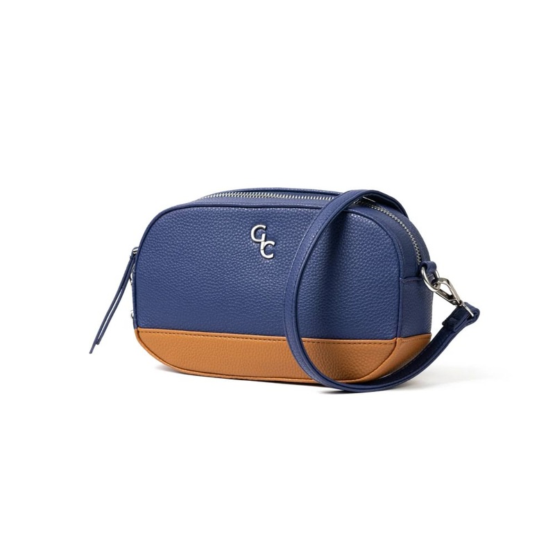 Galway Two Tone Crossbody Bag|Navy|Green|Tan|Lime