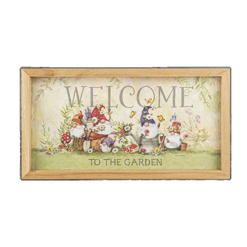 Ganz Garden Gnome Wall Decor – Welcome To The Garden