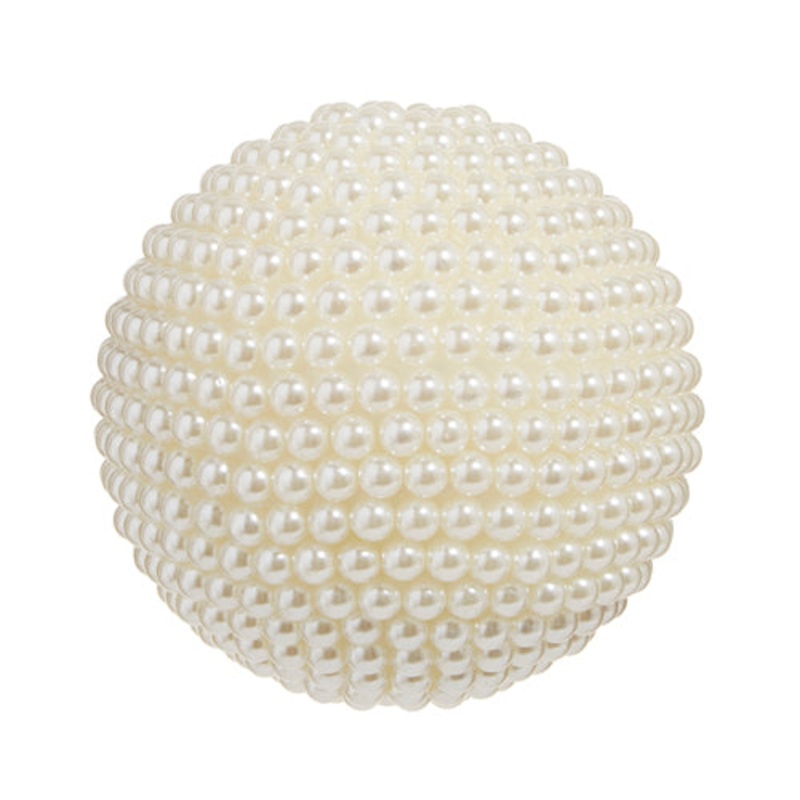 Raz Imports 2023 Charming Holiday 5 Pearl Ball Ornament