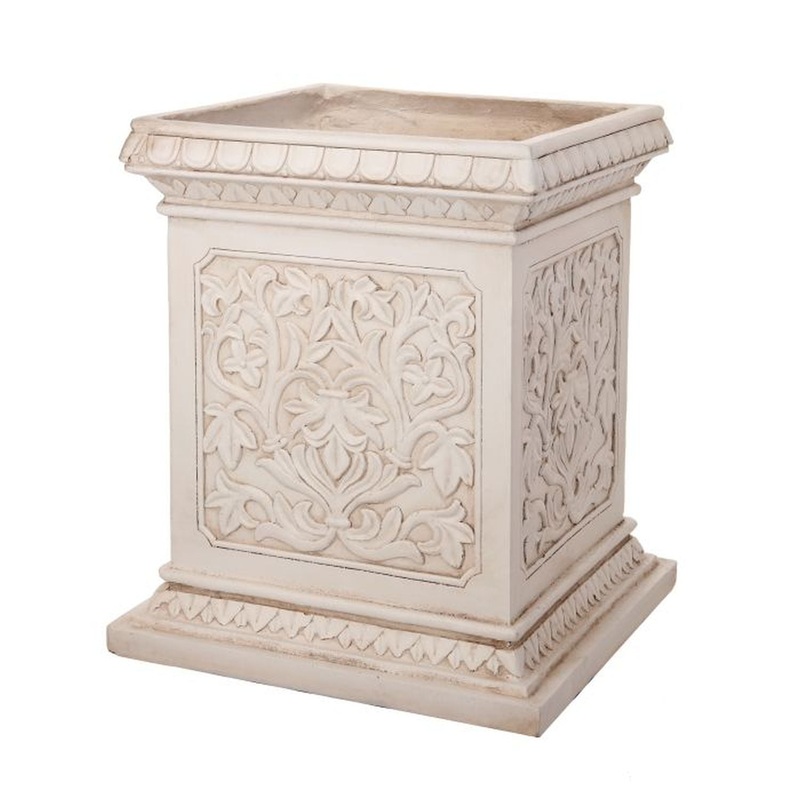 Regency International Mgo Acanthus Square Planter 20Wx24T