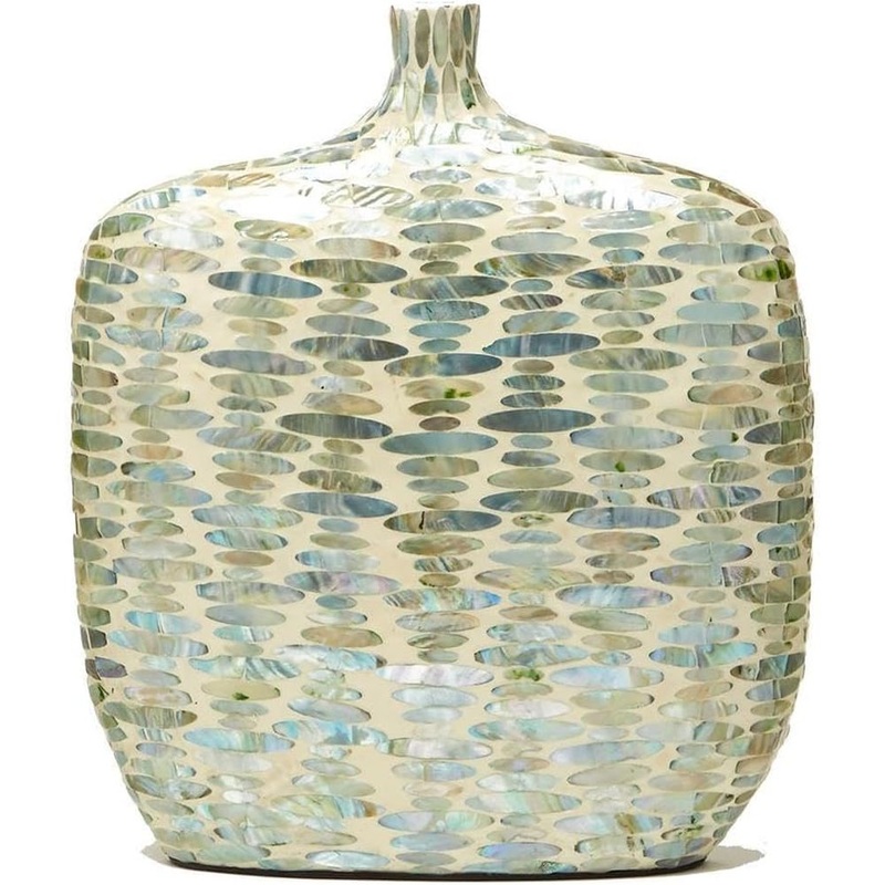 Two’s Company Palawan Teardrops Lacquered Jug Vase