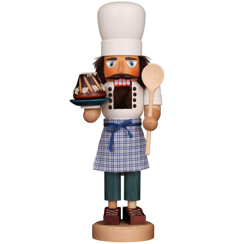 Alexander Taron Christian Ulbricht Nutcracker – Baker With Blue Apron
