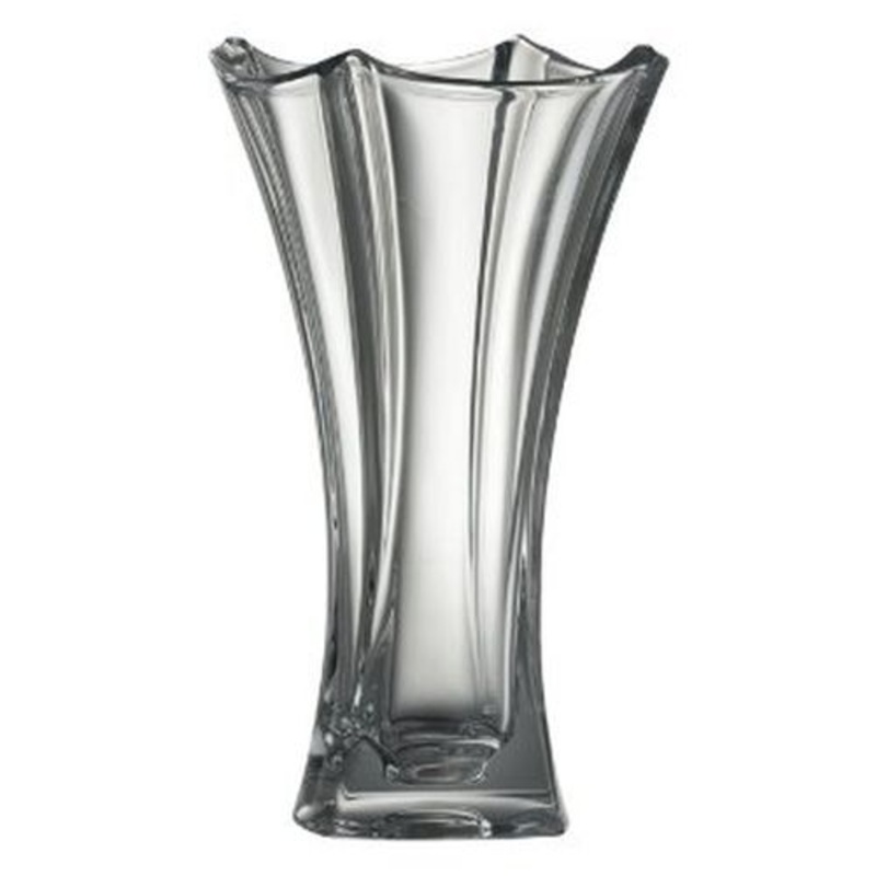 Galway Dune 14 Waisted Vase, Clear, Crystal