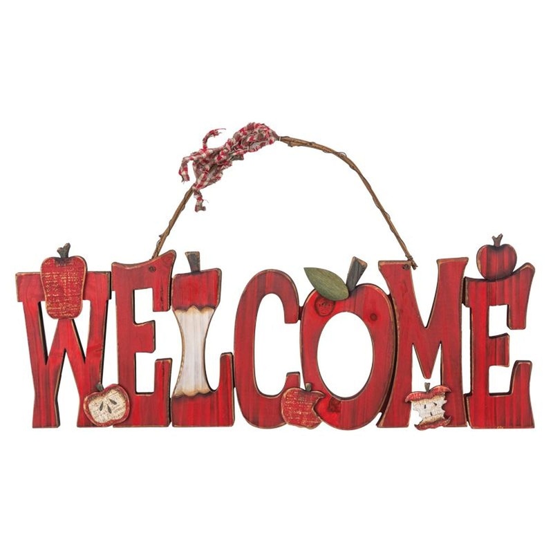 Hanna’s Handiworks Red Apple Welcome Hanger