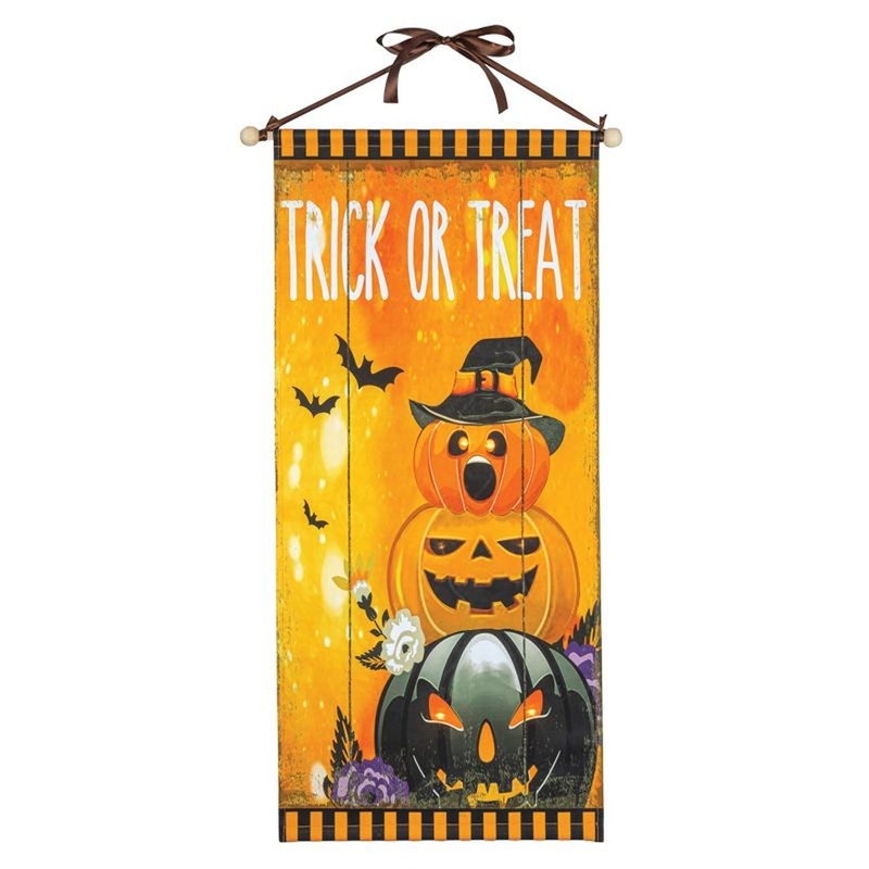 Hanna’s Handiworks Trick Or Treat Jack O Lantern Light Up Hanger