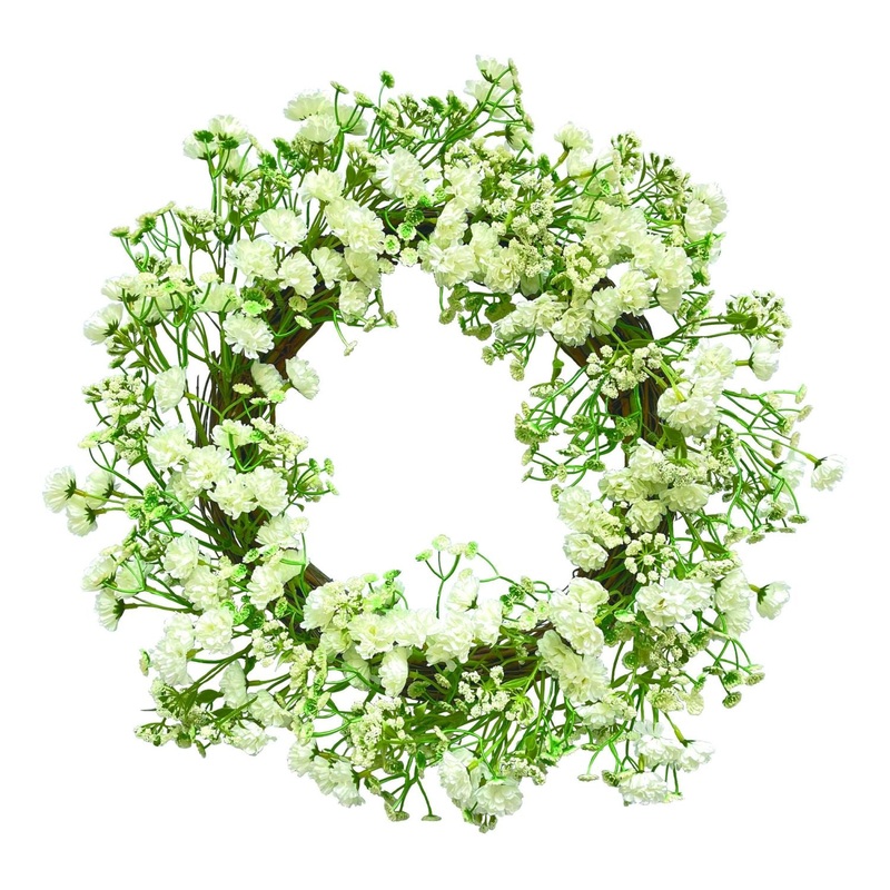Transpac Baby’s Breath Wreath