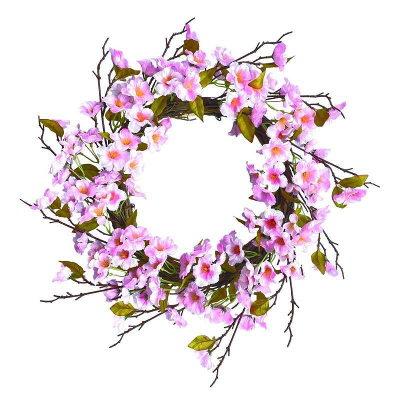 Transpac Cherry Blossom Wreath
