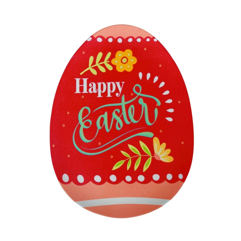 Transpac Dolomite Hippity Hoppity Egg Platter