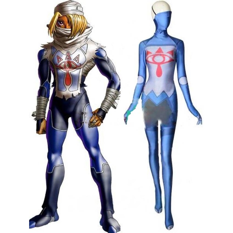 3d Printed The Legend Zelda Sheikah Stealth Armor Cosplay Costume Spandex Shadow Folk Superhero