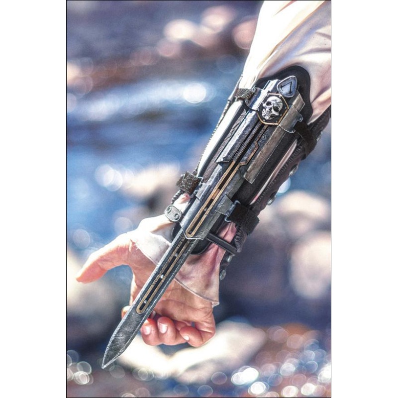 Retail Neca Assassins Creed 4 Four Black Flag Pirate Hidden Blade Edward Kenway Cosplay In Box