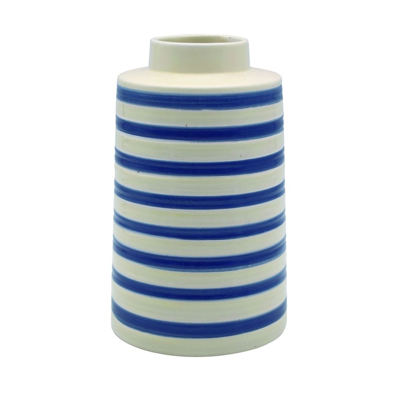 Transpac Dolomite Stripe Vase