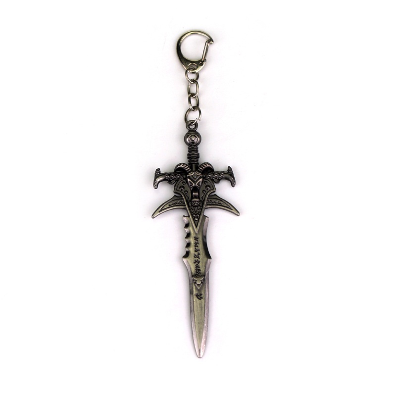 Warglaive Azzinoth Pendant Key Chains World Warcraft Illidan Stormrage Keychains Wow Game Cosplay